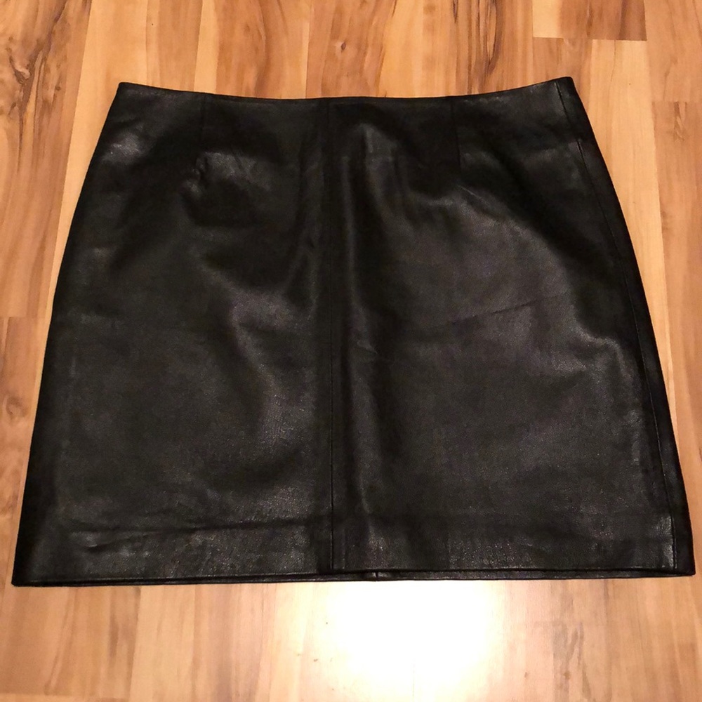 BB Dakota leather skirt